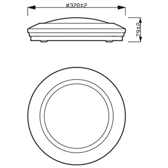 Plafonieră Philips Cinnabar 915004987201