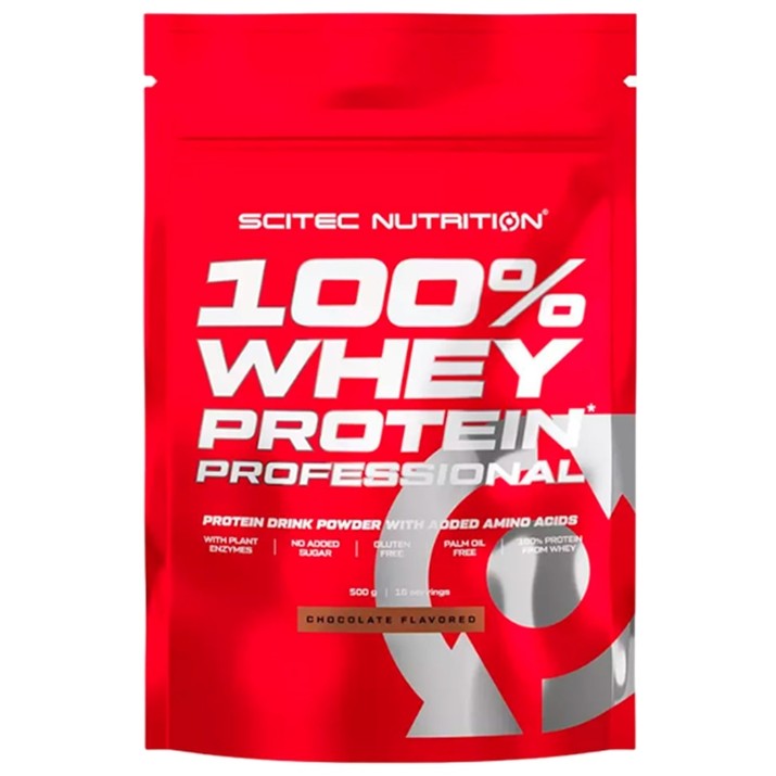 Proteină Scitec-nutrition 100% Whey Protein Professional 500g Chocolate