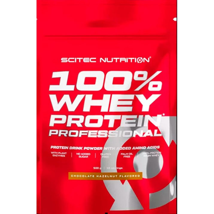 Proteină Scitec-nutrition 100% Whey Protein Professional 500g Chocolate Hazelnut