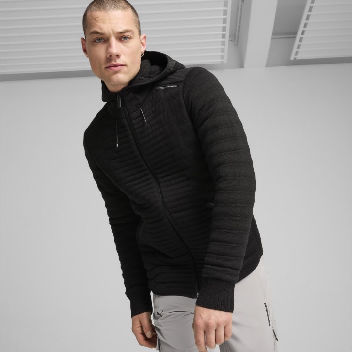 Мужская толстовка Puma Porsche Evoknit Hoody Puma Black, s.M