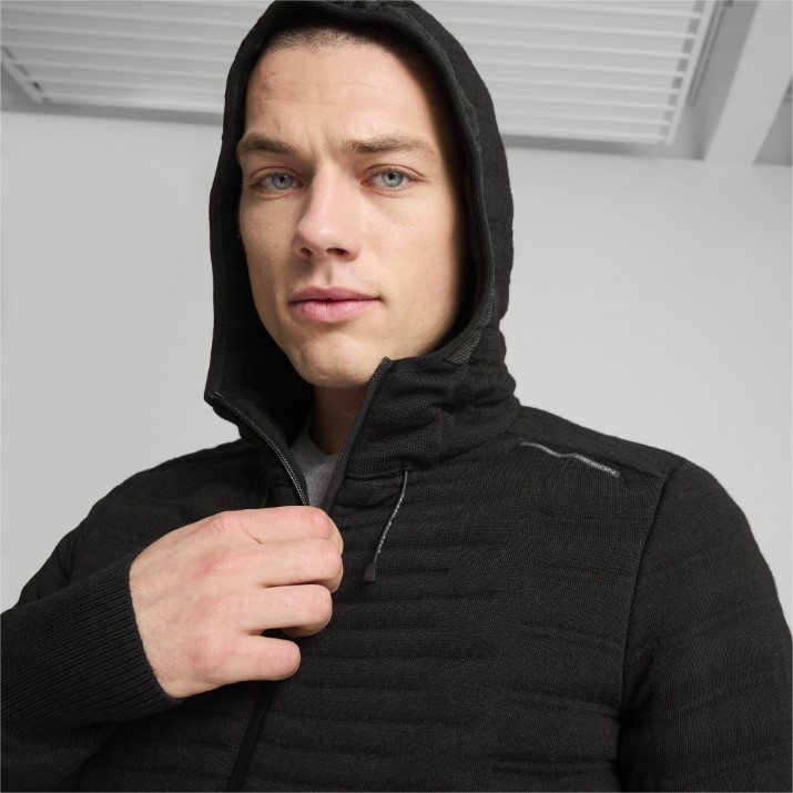 Мужская толстовка Puma Porsche Evoknit Hoody Puma Black, s.M