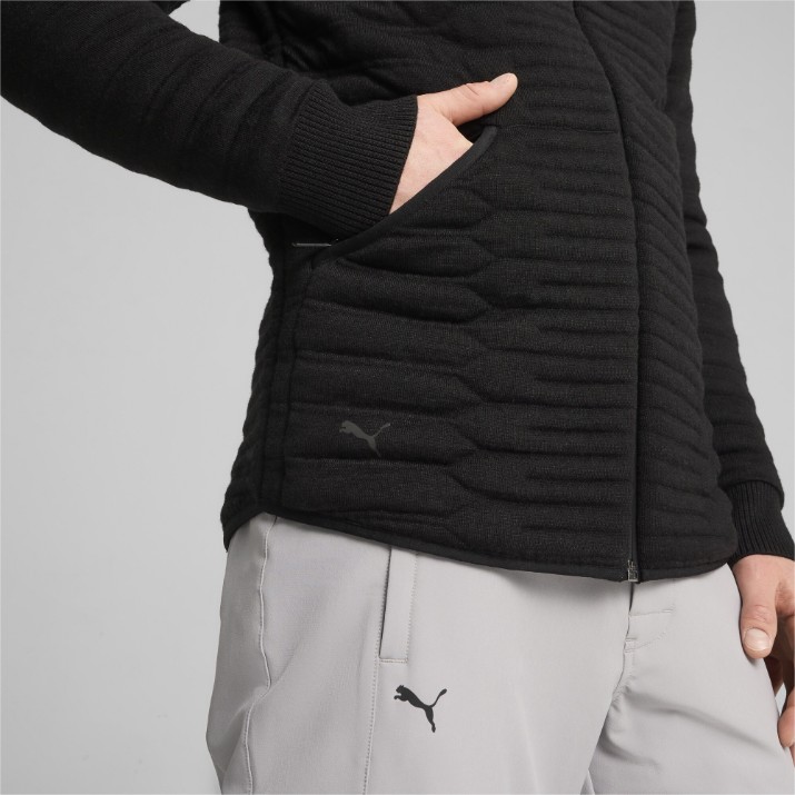 Hanorac pentru bărbați Puma Porsche Evoknit Hoody Puma Black, s.S