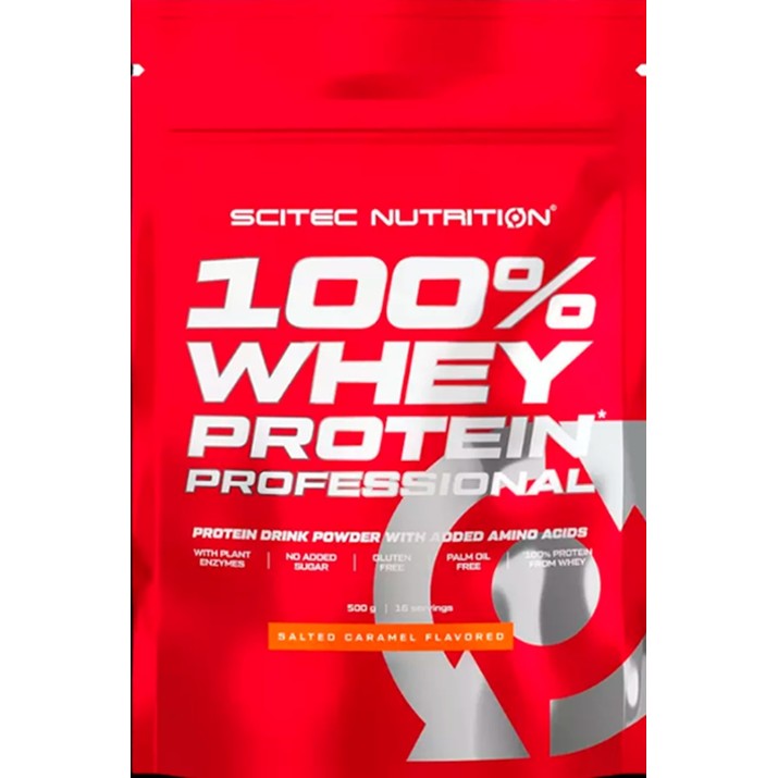 Протеин Scitec-nutrition 100% Whey Protein Professional 500g Salted Caramel