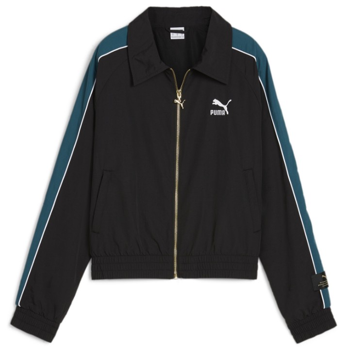 Jachetă de damă Puma T7 Play Paris Track Jacket Wv Puma Black, s.XL