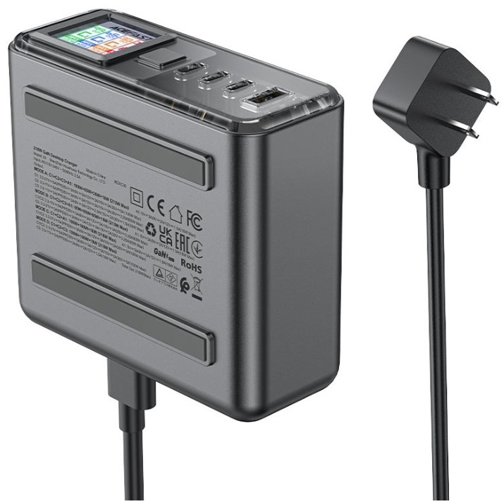 Încărcător Acefast Z4 PD218W Space Gray