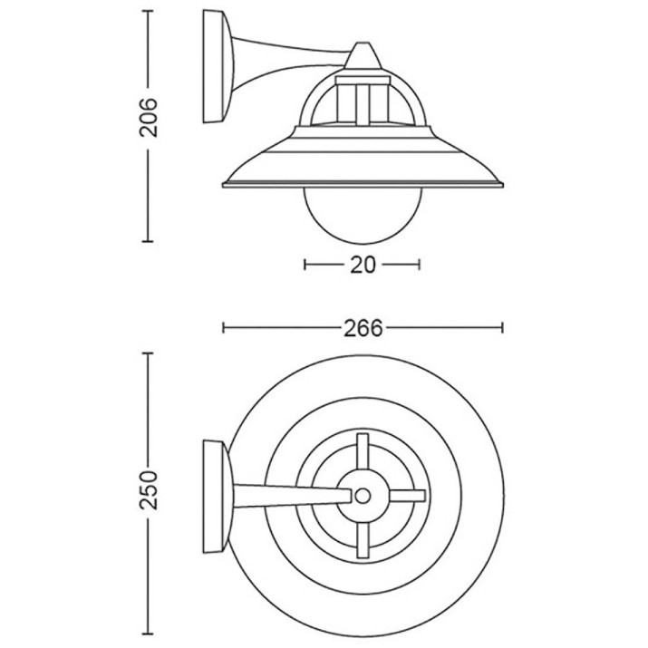 Садовый светильник Philips Cormorant 915005553301