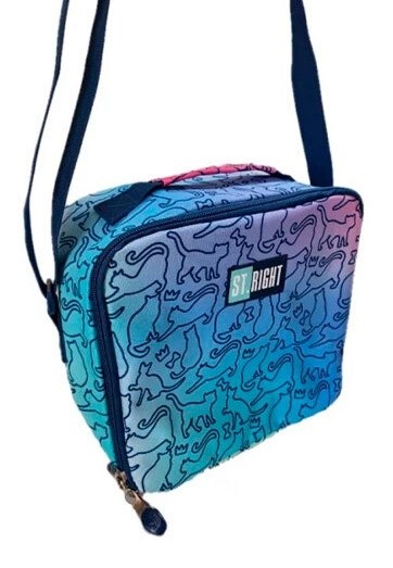 Geanta cutie de prânz St.Right Lunch Bag LB01 Ombre Cats