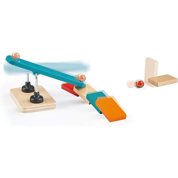 Joc educativ de masa Hape Robot Factory Domino (E1057)