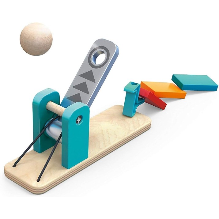 Joc educativ de masa Hape Robot Factory Domino (E1057)