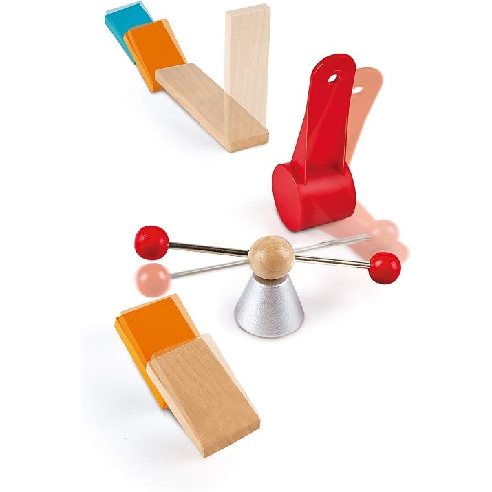 Joc educativ de masa Hape Robot Factory Domino (E1057)