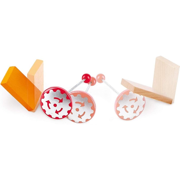 Joc educativ de masa Hape Robot Factory Domino (E1057)