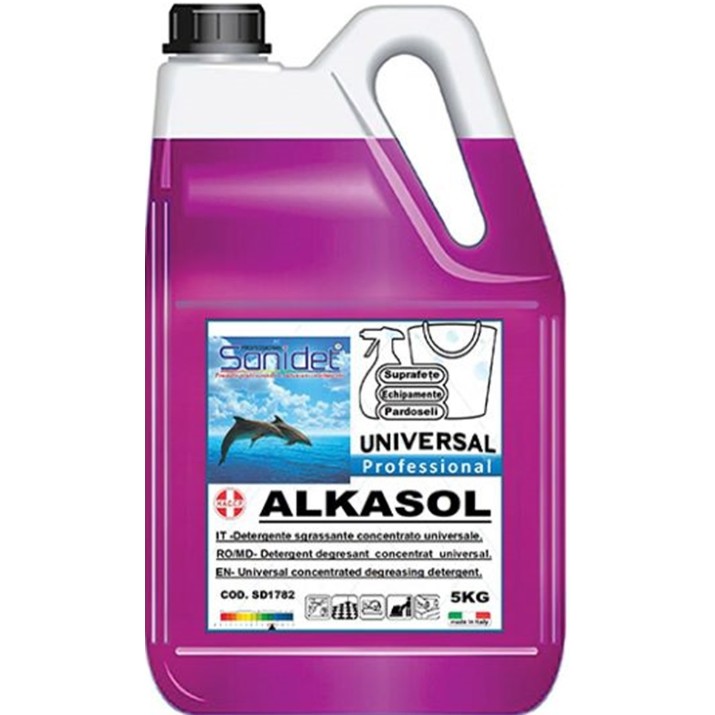 Профессиональное чистящее средство Sanidet Alkasol 5kg (SD1782)