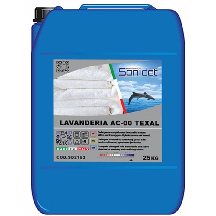 Produs profesional de curățenie Sanidet Lavanderia AC-00 Texal 25kg (SD2153)