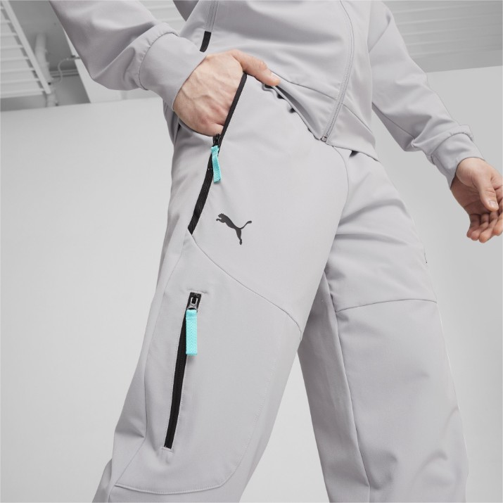 Pantaloni spotivi pentru bărbați Puma Mapf1 Pumatech Pants Team Silver, s.XL