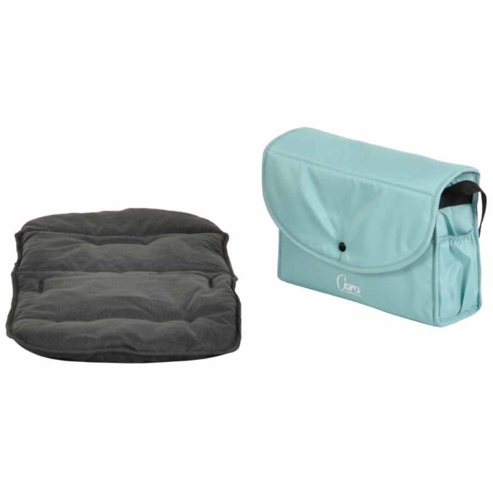 Коляска Moni Ciara Turquoise-Black