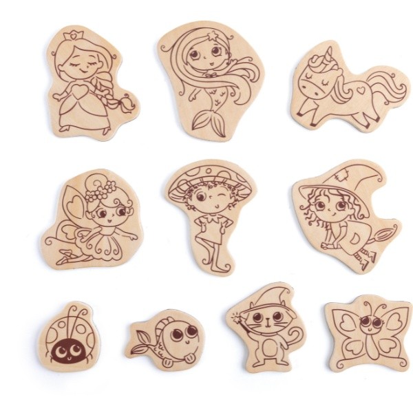 Set de decorare Hape Magic Friends (E1077)