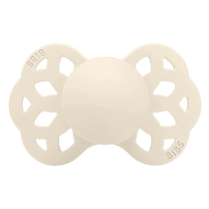 Пустышка BIBS Infinity Symmetrical 0+ months Ivory (441216C)