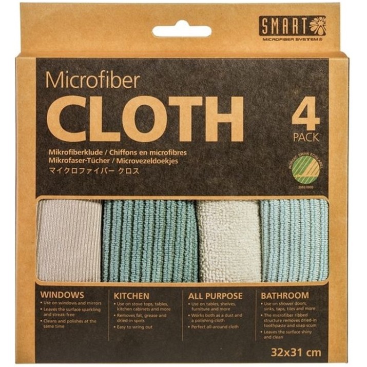 Șervețele de curățenie Smart Microfiber Cloth 4pcs