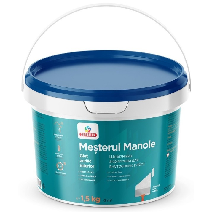 Шпатлёвка Supraten Mesterul Manole 1.5kg