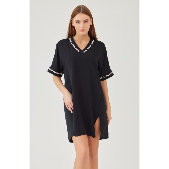 Camașa de noapte Ajoure C4209 Black, s.S