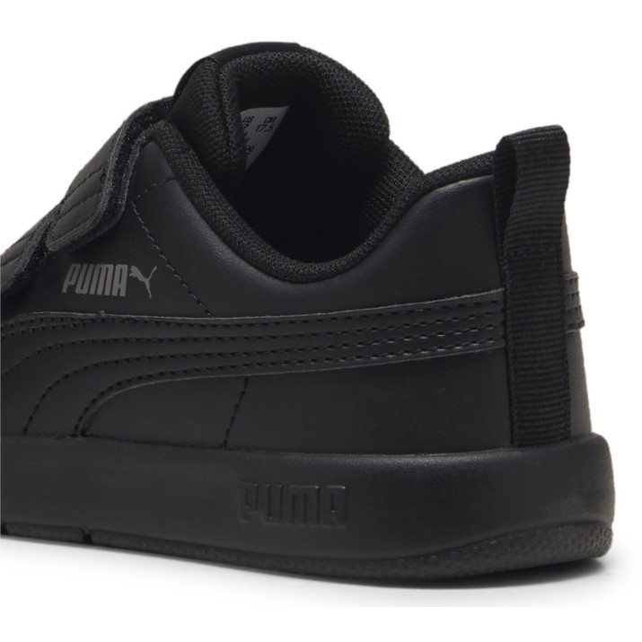 Ghete pentru copii Puma Courtflex V3 V Ps Puma Black/Cast Iron, s.34