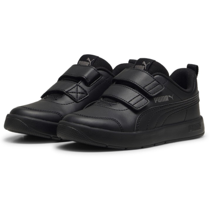 Ghete pentru copii Puma Courtflex V3 V Ps Puma Black/Cast Iron, s.35