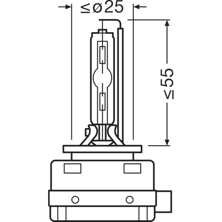 Автомобильная лампа Osram Xenarc Night Breaker D1S (66140XN2)