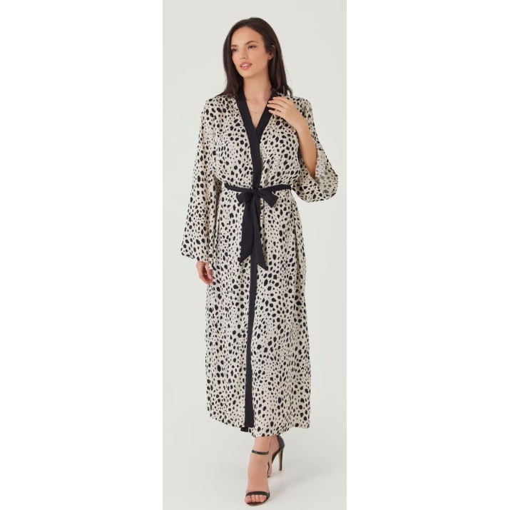 Halat Ajoure C5158 Beige/Print Leopard, s.M
