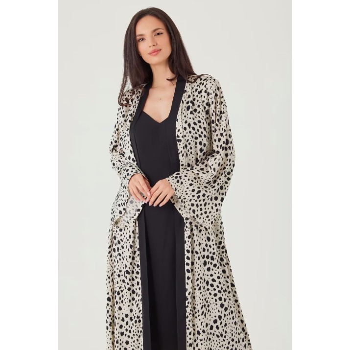 Halat Ajoure C5158 Beige/Print Leopard, s.M