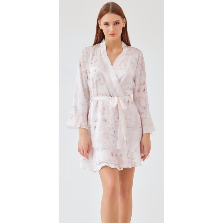 Halat Ajoure M5157 Beige/Print Flowers, s.S