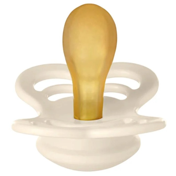 Suzeta BIBS Supreme Latex 2 Pack 0+ months Ivory/Blush (170220)