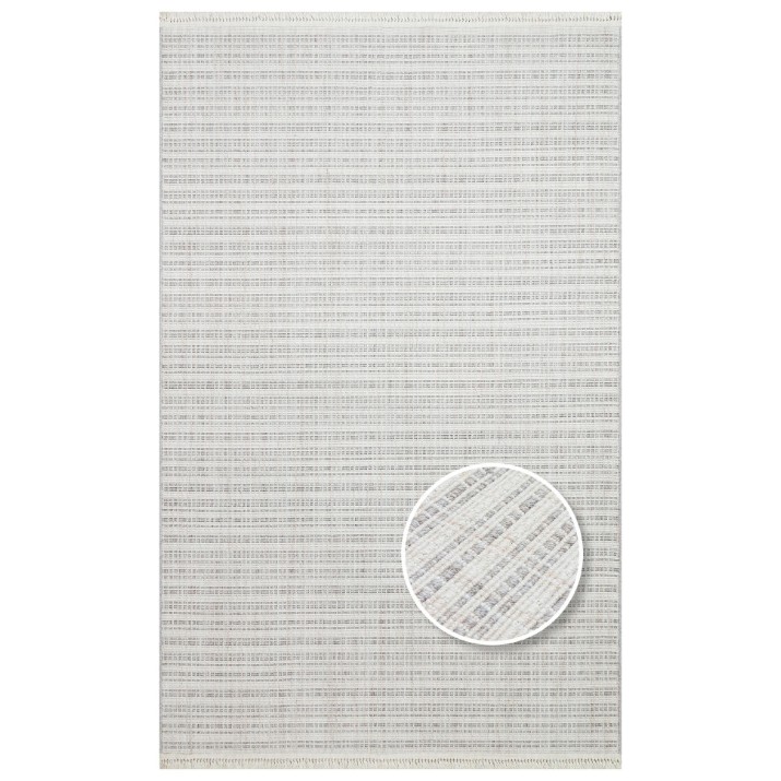 Covor Eko Hali Norte NRT 04 White Grey 2.00x2.90m