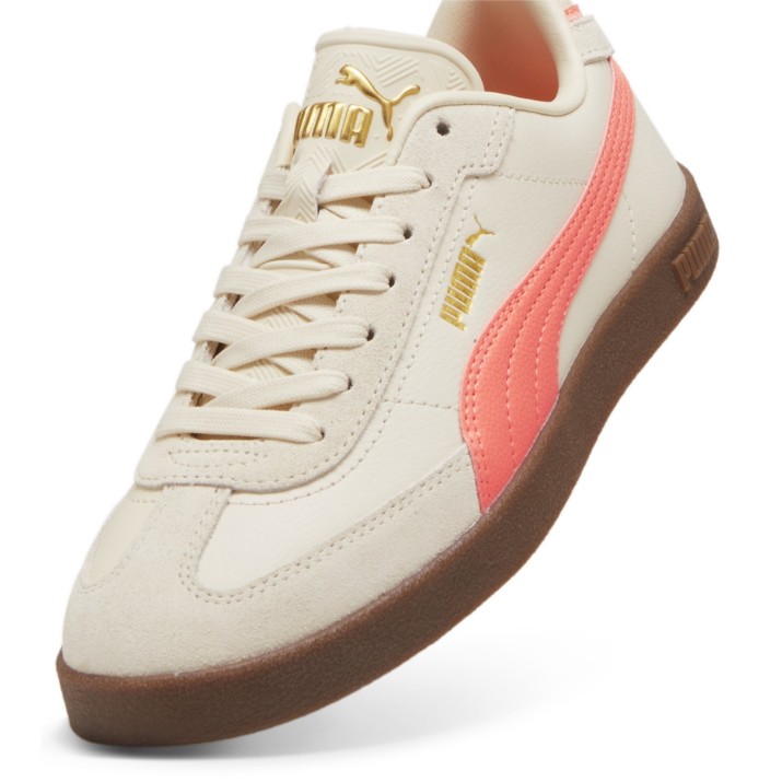 Кеды женские Puma Club Ii Era Alpine Snow/Fluro Peach Pes/Gum, s.40.5