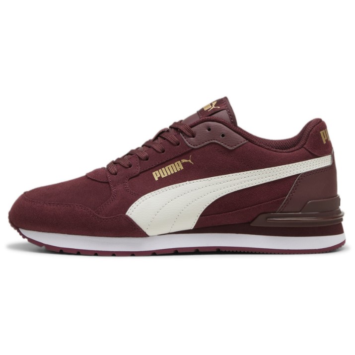 Кроссовки мужские Puma St Runner V4 Sd Aubergine/Vapor Gray/Puma Team Gold/Puma White, s.42.5