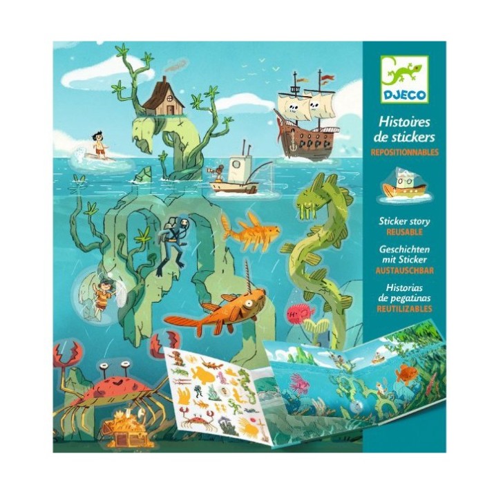 Autocolante Djeco Adventures at Sea DJ08953