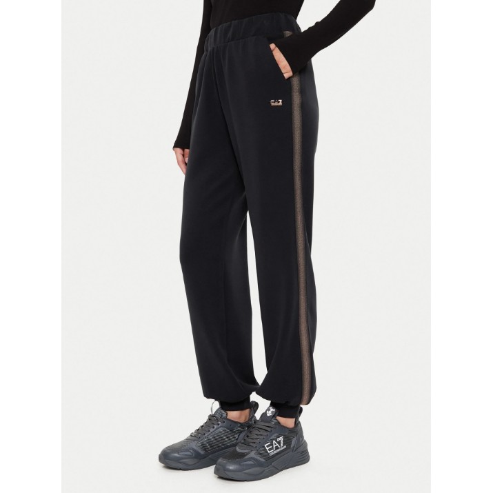 Женские спортивные штаны Emporio Armani EA7 Trouser Black, s.S (6DTP74-TJZBZ-1200)