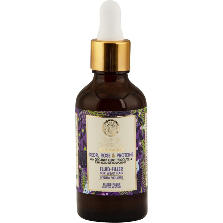 Ser pentru păr Natura Siberica Kedr Rose & Proteins Fluid-Filler 50ml