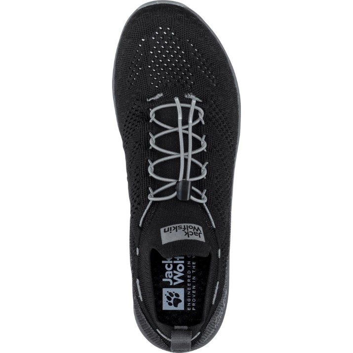 Adidași pentru bărbați Jack Wolfskin Spirit Knit Low M Black s.44