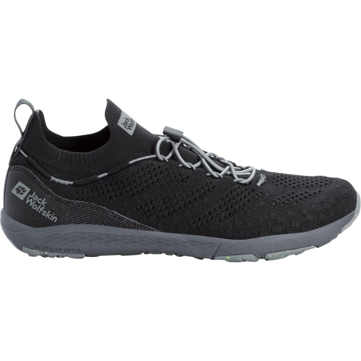 Adidași pentru bărbați Jack Wolfskin Spirit Knit Low M Black s.47