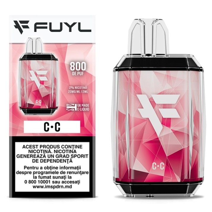Țigară electronică Fuyl 800 Cherry Cotton