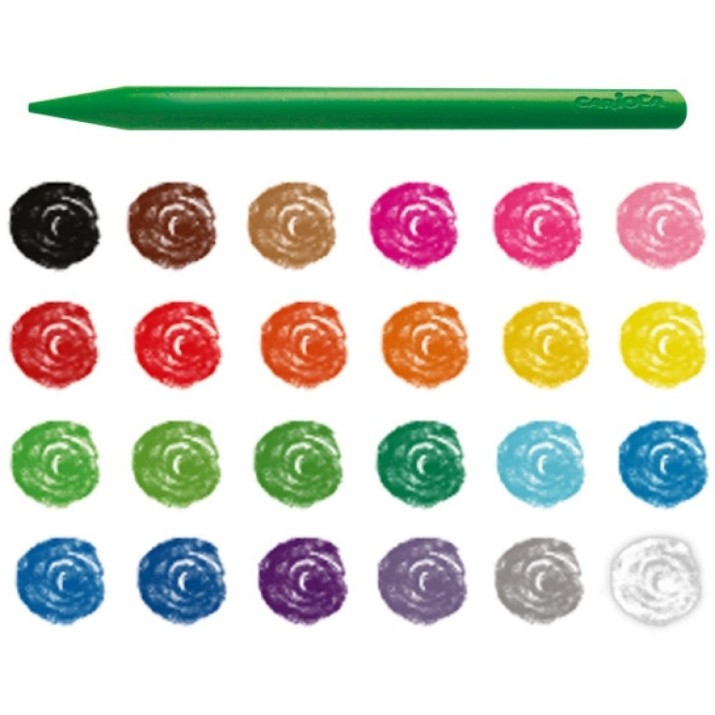 Cretă pentru desen Carioca Plastello (52726) 24pcs