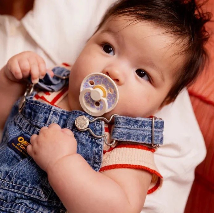 Suzeta BIBS Studio Colour Jasmine Field 0+ months Ivory (10018216C)