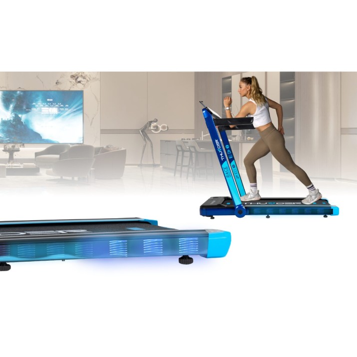 Banda de alergat Thunder Race Blue