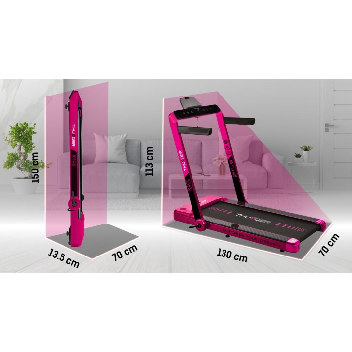 Banda de alergat Thunder Race Pink
