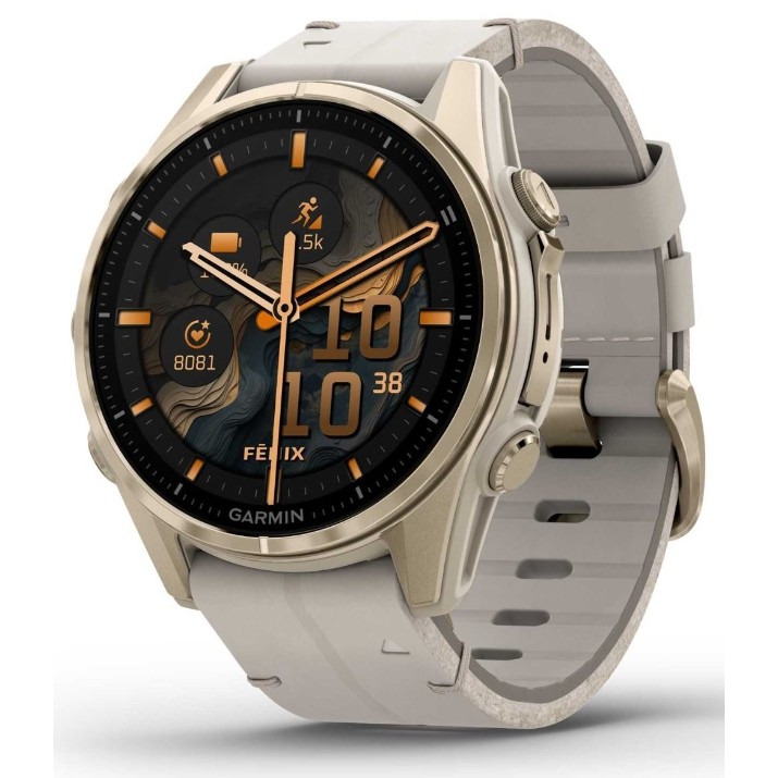 Смарт-часы Garmin fēnix 8 AMOLED Sapphire Soft Gold (010-02903-40)