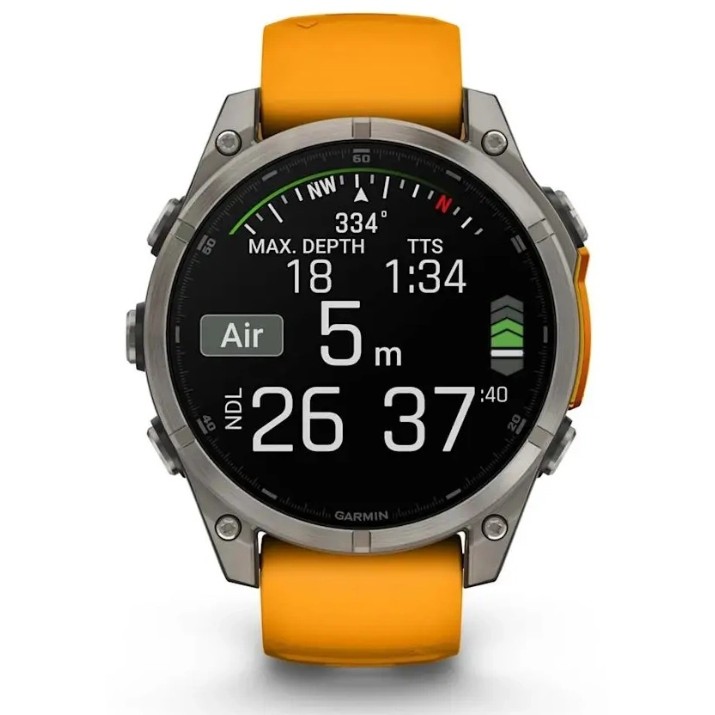 Смарт-часы Garmin fēnix 8 AMOLED Sapphire Titanium (010-02904-11)