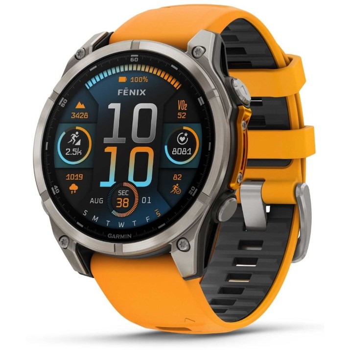 Смарт-часы Garmin fēnix 8 AMOLED Sapphire Titanium (010-02904-11)