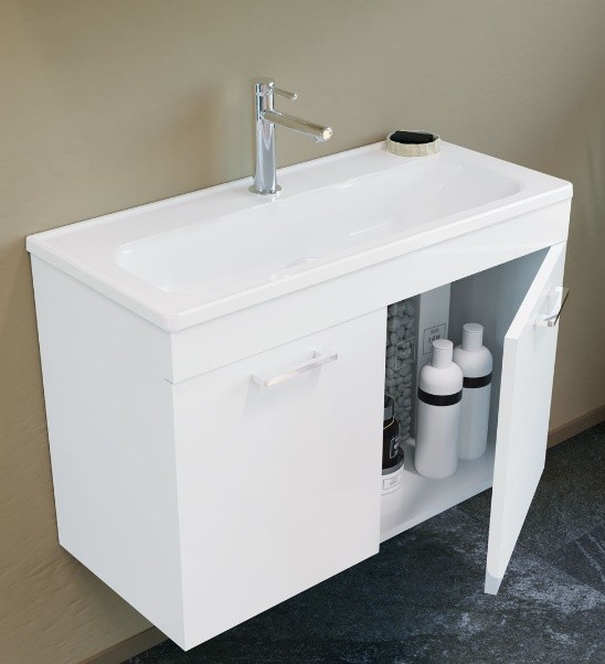 Шкаф с умывальником Orka Bafa 61 White (10KF50061EC)
