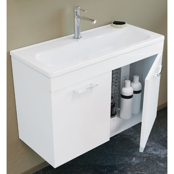 Dulap cu lavoar Orka Bafa 81 White (10KF50081EC)