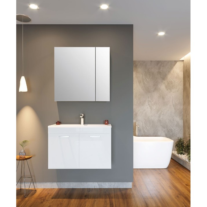 Dulap cu lavoar Orka Bafa 81 White (10KF50081EC)